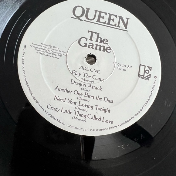RARE ROCK MUSIC RECORD ALBUM~ QUEEN ~ORIGINAL VINTAGE VINYL LP WHITE LABEL 1980 - Picture 5 of 9